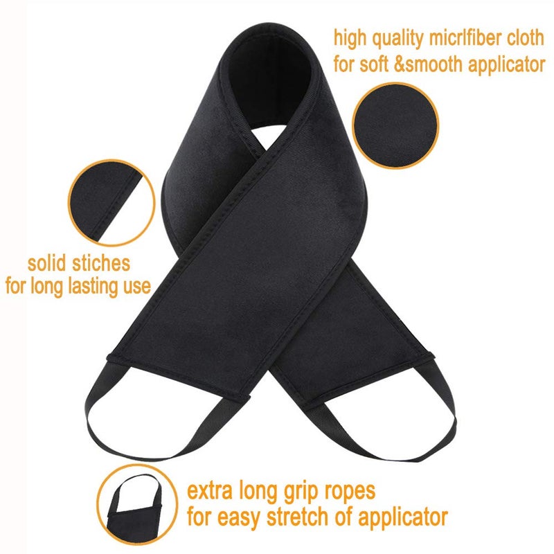 KELILO Self Tanning Mitt Set Includes Self Tanner Mitt Mini Tanning Glove Treatment Details Exfoliating Glove Self Tanner Back Applicator with Handles for Even, Streak-Free Glow - Image 5